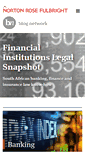 Mobile Screenshot of financialinstitutionslegalsnapshot.com